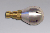 860500 - Aluminum Forward Air Blast Replacement Nozzle w/Dual Action Locking Plug - NIKRO Industries, Inc.