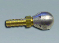 860761 - Aluminum Reverse Air Blast Replacement Nozzle w/Hose Barb - NIKRO Industries, Inc.