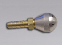860759 - Aluminum Forward Air Blast Replacement Nozzle w/Hose Barb - NIKRO Industries, Inc.