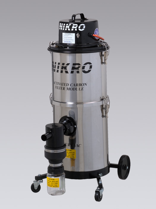 NIKRO MV00688-SS - 6 Gallon Mercury Recover Vacuum - Mercury Recovery Vacuums 
        