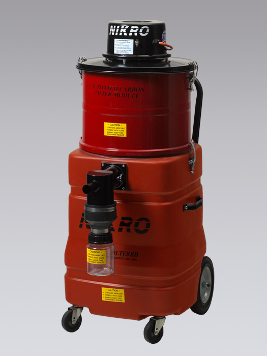MV15110-PLY - 15 Gallon Mercury Recovery Vacuum - NIKRO Industries, Inc.