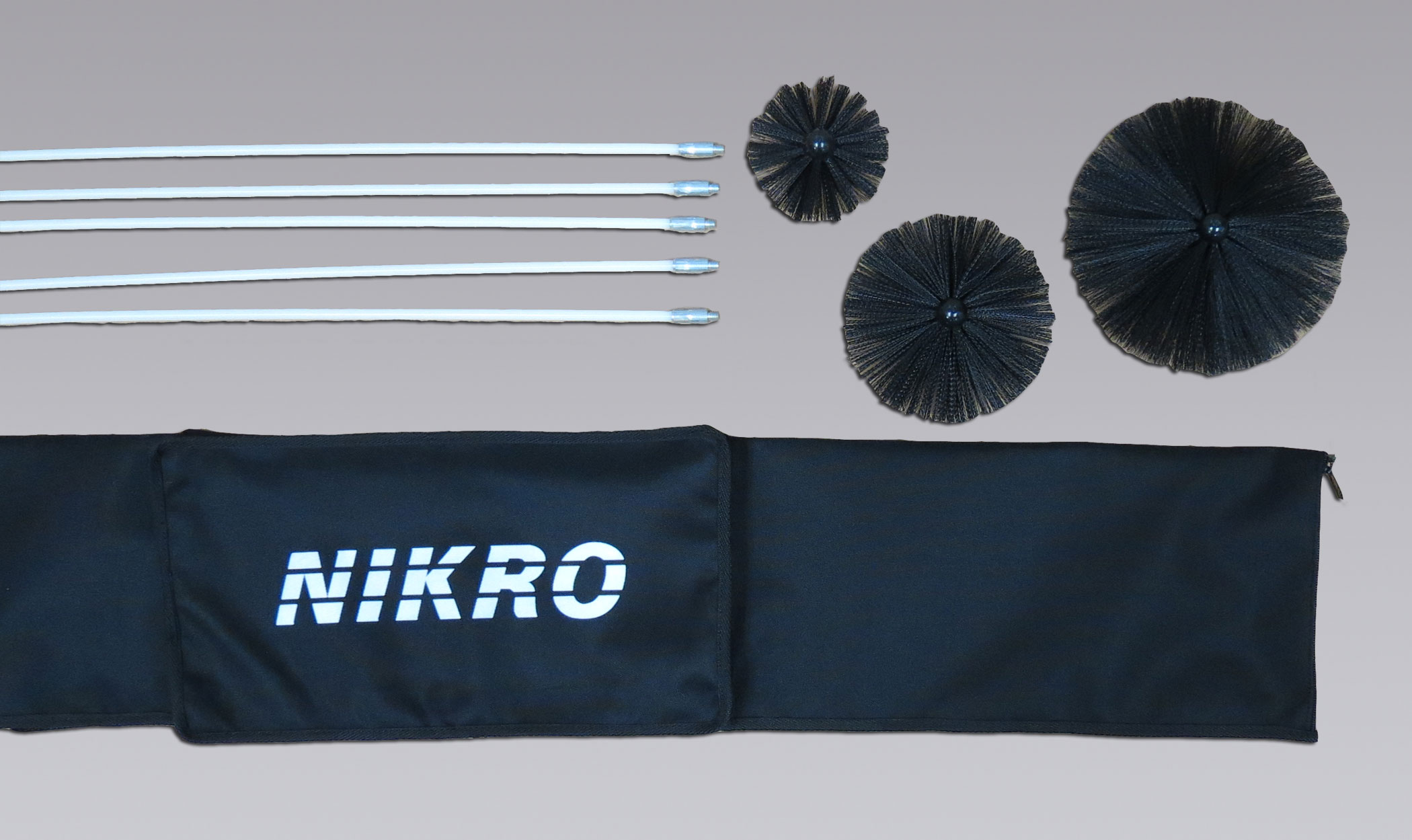 NIKRO 861024 - Dryer Vent Brush Kit - Air Duct Cleaning Equipment & Supplies 
        Brush Systems 
        